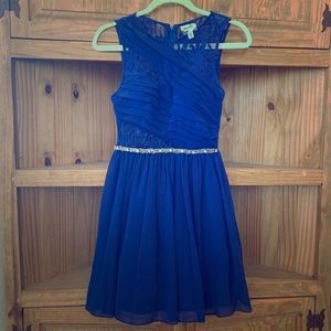 Royal Blue Party Dress. Perfect for Homecoming!